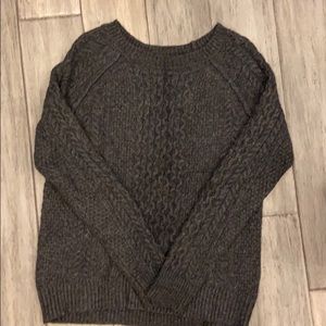 Vince cable knit merino wool/alpaca/wool long sleeve sweater-size small